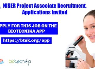 NISER Project Associate