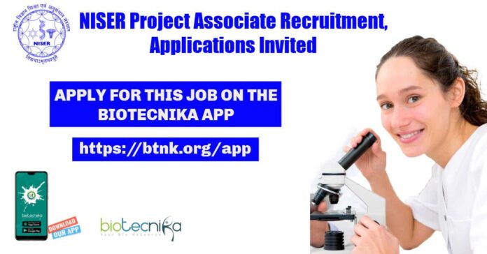 NISER Project Associate