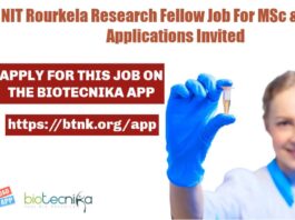 NIT Rourkela Research Fellow