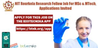 NIT Rourkela Research Fellow