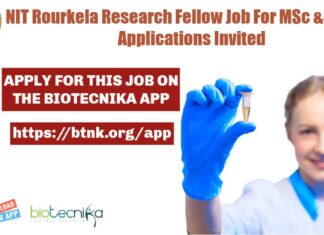 NIT Rourkela Research Fellow