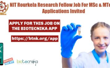 NIT Rourkela Research Fellow
