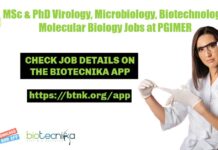 PGIMER Research Fellow & Associate Recruitment, Applications Invited PGIMER SRF/RA