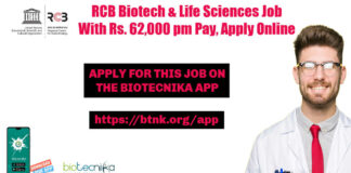 RCB Post Doctoral Fellow