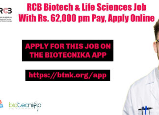 RCB Post Doctoral Fellow