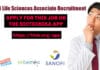 Sanofi Life Sciences Associate Recruitment, Online Applications Process Sanofi Life Sciences Associate