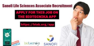 Sanofi Life Sciences Associate