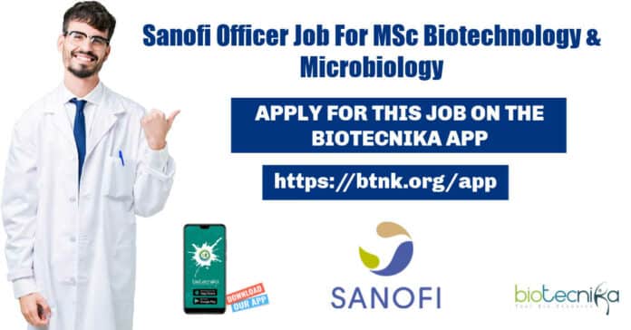 Sanofi Officer Job