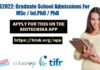 TIFR GS2022 Exam Alert For MSc / Int.PhD / PhD Admissions TIFR GS2022