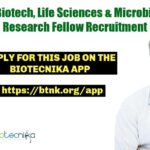 VPCI Biotech, Life Sciences & Microbiology Research Fellow Recruitment VPCI Research Fellow Job