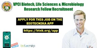 VPCI Research Fellow Job