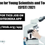 2021 Young Scientist Scheme