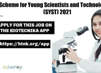 2021 Young Scientist Scheme