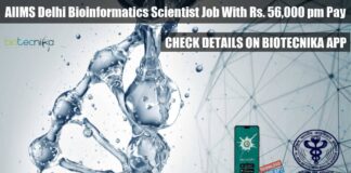 AIIMS Delhi Bioinformatics Scientist