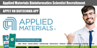 Applied Materials Bioinformatics Scientist