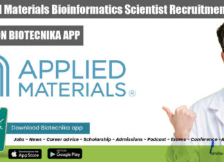 Applied Materials Bioinformatics Scientist
