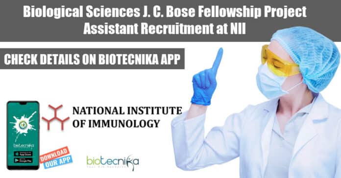 Biological Sciences Project Assistant