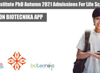 Bose Institute Admissions 2021