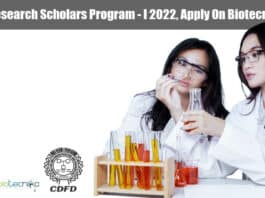 CDFD Research Scholars