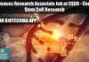 Life Sciences Research Associate Job at CSCR – Centre for Stem Cell Research CSCR PhD Life Sciences