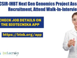 CSIR-IHBT Project Jobs