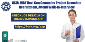 CSIR-IHBT Project Jobs
