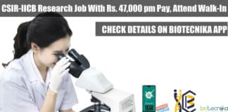 CSIR IICB Biochem Job