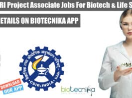 CSIR-NBRI Project Associate Jobs
