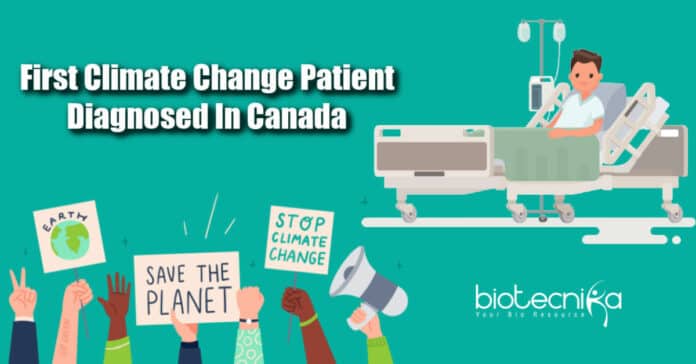 First Climate Change Patient Diagnosed