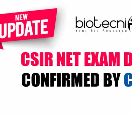 CSIR NET Exam Dates Released - Official CSIR Update