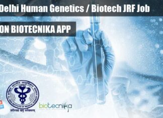 Genetics JRF Job AIIMS