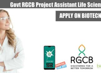 Govt RGCB Project Assistant