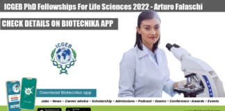 ICGEB PhD Fellowships 2022