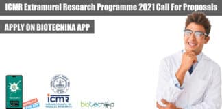 ICMR Extramural Research Programme