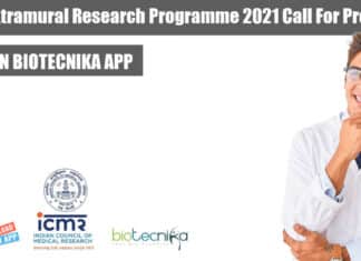 ICMR Extramural Research Programme