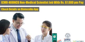 ICMR-NIIRNCD Biochemistry Job