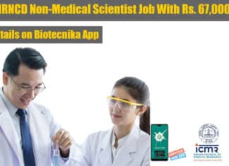 ICMR-NIIRNCD Biochemistry Job