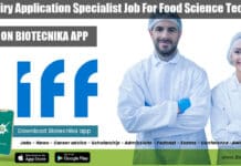 IFF Dairy Application Specialist Job For Food Science Technology IFF Dairy Application Specialist Job