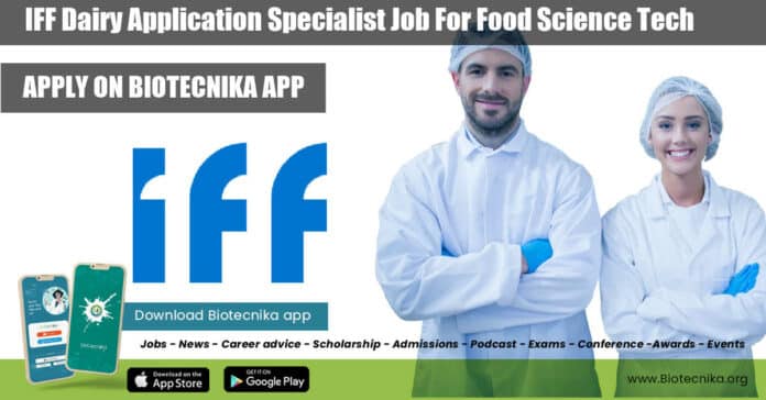 IFF Dairy Application Specialist Job