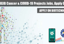 CSIR-IGIB Cancer & COVID-19 Projects Recruitment, Apply Online IGIB CSIR Project Jobs