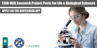 IGIB Research Project Recruitment