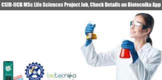 IICB Associate Life Sciences