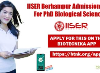 IISER Berhampur Admission 2022