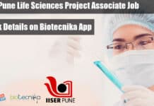 IISER Pune Life Sciences Project Associate Recruitment, Applications Invited IISER Pune Job MSc