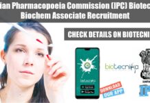 Indian Pharmacopoeia Commission Jobs