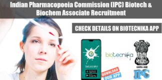 Indian Pharmacopoeia Commission Jobs