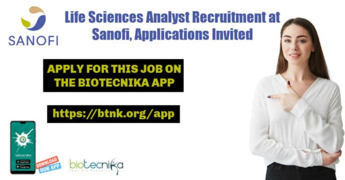 Life Sciences Analyst Recruitment