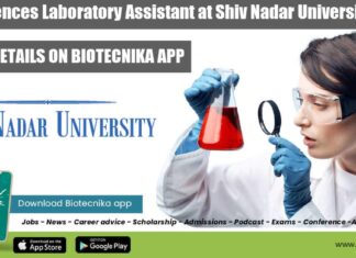 Life Sciences Laboratory Assistant