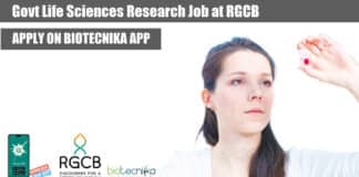 Life Sciences Research Job