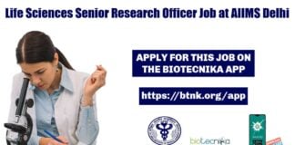 Life Sciences Senior Research